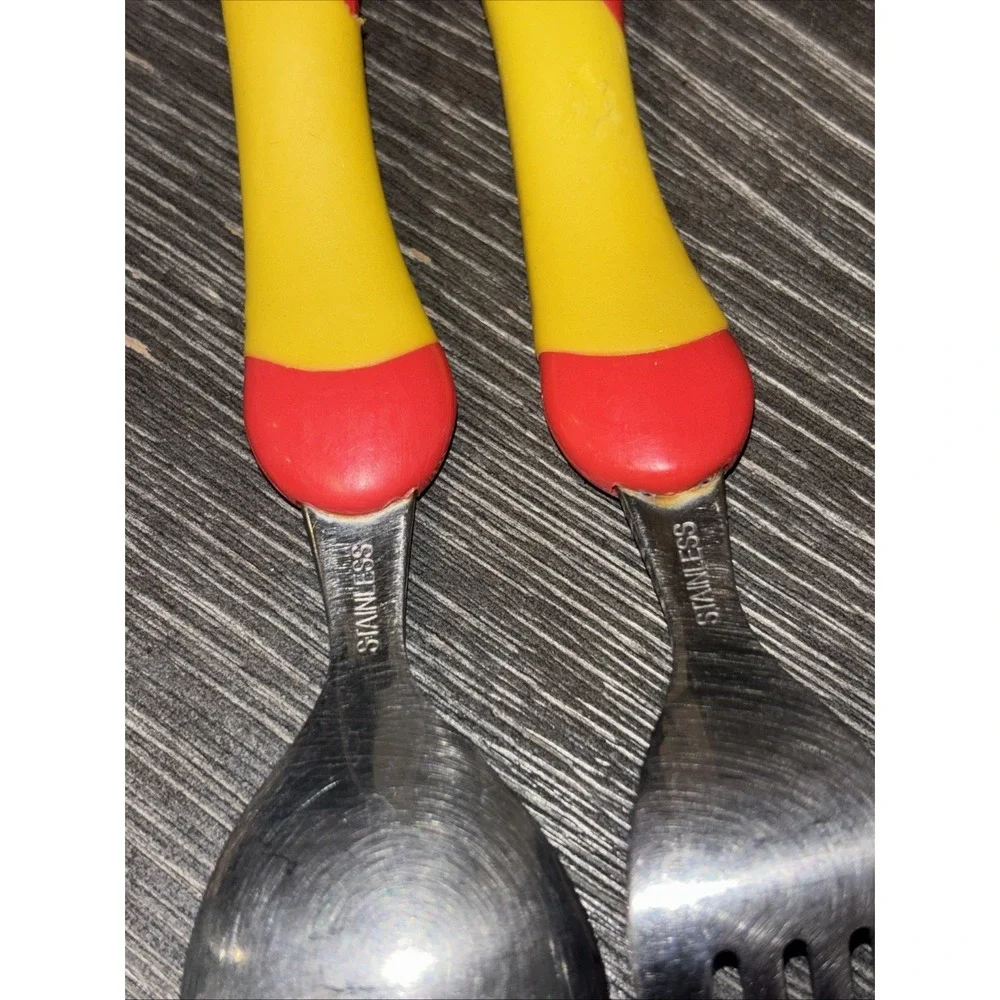 Vintage 1994‎ Bob The Builder Fork And Spoon Toddler Utensils